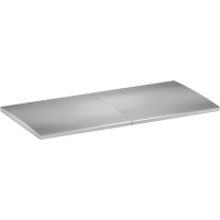 Bachmann DUE 2x cover stainless steel look