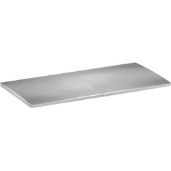 Bachmann DUE 2x cover stainless steel look