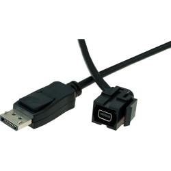 Bachmann Keystone Mini Displayport/Displayport, black