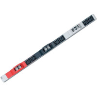 Bachmann IT PDU ALU 0U 6x C19 6x miniature circuit breakers CEE 3x32A red