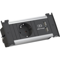 Bachmann KAPSA X-Small 1x earthing contact 1x USB charger, GST18 connector