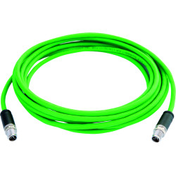 Telegärtner TELEGÄRTNER STX M12x1-M12x1 VL X-kod. Cat.6A, CP01CP01B-SFTP2607C7-1PUR-A0200, 2 m