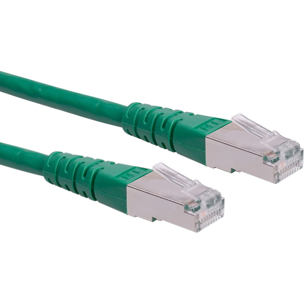 Roline S/FTP (PiMF) Patch Cord Cat.6, green 7.0m