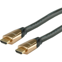 Roline PREMIUM HDMI Ultra HD Cable + Ethernet, M/M, black, 9 m