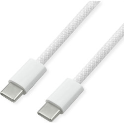 Value Cable USB 2.0, C–C, M/M, 60W, white, 2 m
