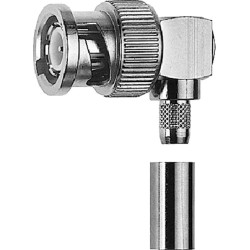 Telegärtner TELEGÄRTNER BNC Angle Plug Crimp G13 solder/crimp