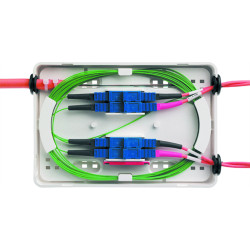 Telegärtner TELEGÄRTNER MICRO splice box incl. adaptor plate, splice potection, Accesories, adaptor plate, splice protection