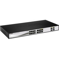 D-Link DGS-1210-16 Vadīts L2 Gigabit Ethernet (10/100/1000) Melns