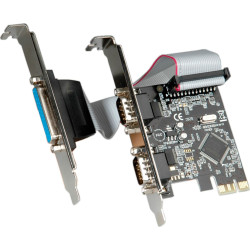 Value PCI-Express Adapter, 2x Serial RS232 D-Sub 9 + 1x Parallel EPP/ECP Ports