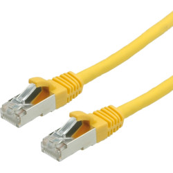 Value S/FTP Patch Cord Cat.6 (Class E), halogen-free, yellow, 2 m