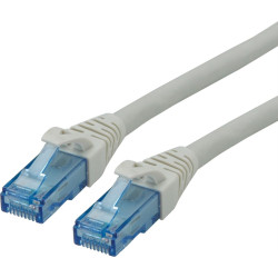 Roline UTP Patch Cord Cat.6A, Component Level, LSOH, grey, 1.0 m