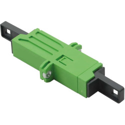 Roline Fibre Optic Adapter, LSH, Flange, green
