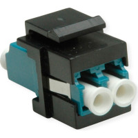 Roline Fiber Optic Keystone Jack, LC/LC Duplex, Singlemode, OS2