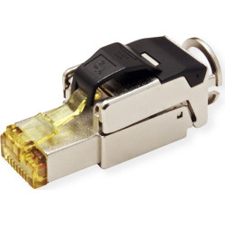 Roline Field Plug Cat.6A, STP, silver