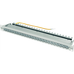Telegärtner TELEGÄRTNER 19" Patch Panel 1 HU, RAL 7035