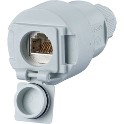Metz Connect E-DAT Industry IP67 V6 Kabelkupplung, 1 Port Cat.6A - C6Amodul