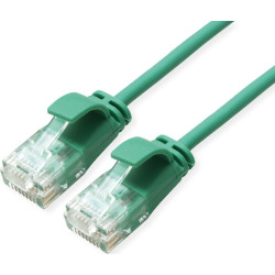 Roline Green UTP Data Center Patch Cord Cat.6A (Class EA), LSOH, Slim, green, 0.