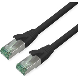 Roline Recycled Material ROLINE RM S/FTP (PiMF) Patch Cord Cat.6A, black, 2 m