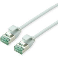 Roline Recycled Material ROLINE RM U/FTP DataCenter Patch Cord Cat.6A (Class EA), slim, grey, 0.15 m