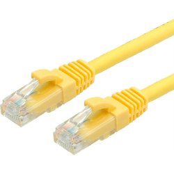 Value UTP Patch Cord Cat.6A (Class EA), yellow, 2 m