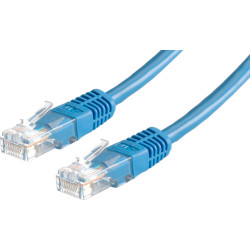 VALUE UTP Patch Cord Cat.6, blue 0.5 m