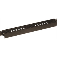 Conteg 19"-Frontplatte 2 HE mit Rangierkanal 80 x 60 mm