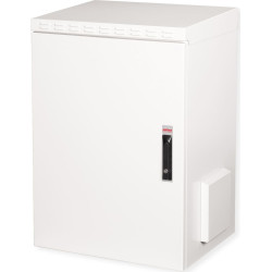 Roline 19-inch wall-mounted housing Pro 16 U, 600x450 WxD IP55 outdoor grey