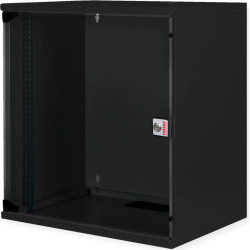 Roline 19-inch wall-mounted housing Basic 12 U, 540x400 WxD kit black