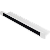 Roline 10-inch cable entry, with brush strip 1U grey