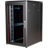 Roline 19-inch network cabinet Pro 26 U, 800x1000 WxD Glass door black