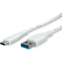 VALUE USB 3.2 Gen 1 Cable, A-C, M/M, white, 2 m