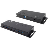 Exsys EX-1188HMS-3 7 Ports USB 3.2 Gen1 Metall HUB mit 15KV ESD Überspannungs-Schutz