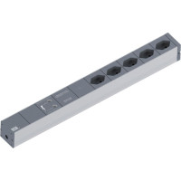 Bachmann 19" socket strip GVS, 5xT13 sockets
