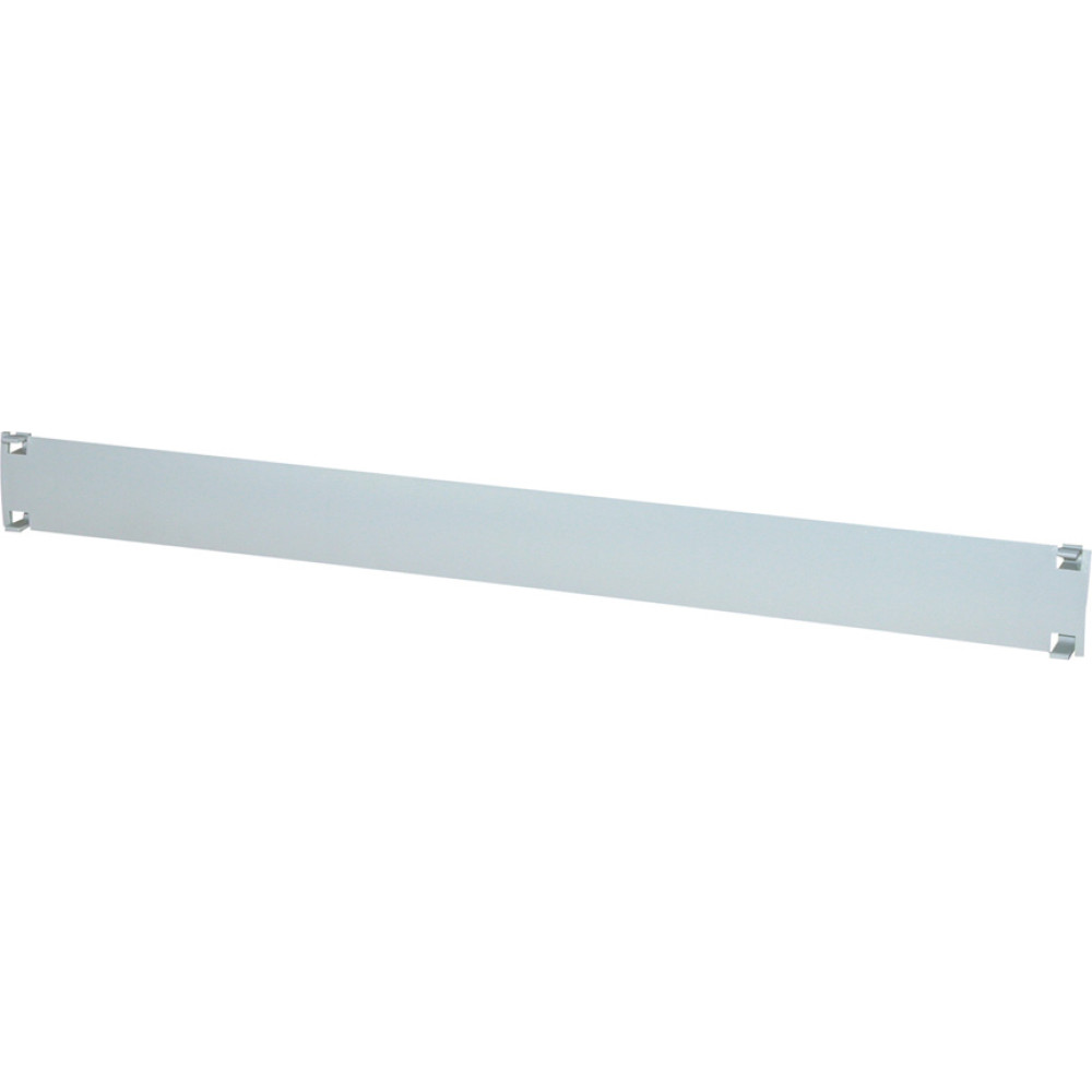 Apranet 19"-Blindplatte 2 HE, Stahlblech, grau