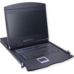 Value 19" LCD KVM Switch 1 User - 8PCs, 48 cm (19") TFT (16:9), VGA, USB, CH-Layout