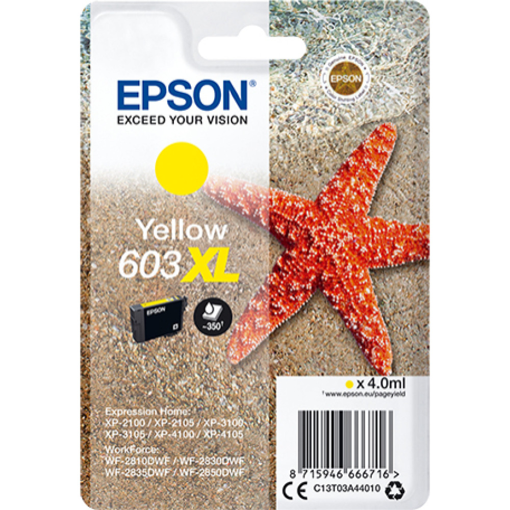 Epson C13T03A44020 ink cartridge 1 pc(s) Original High (XL) Yield Yellow