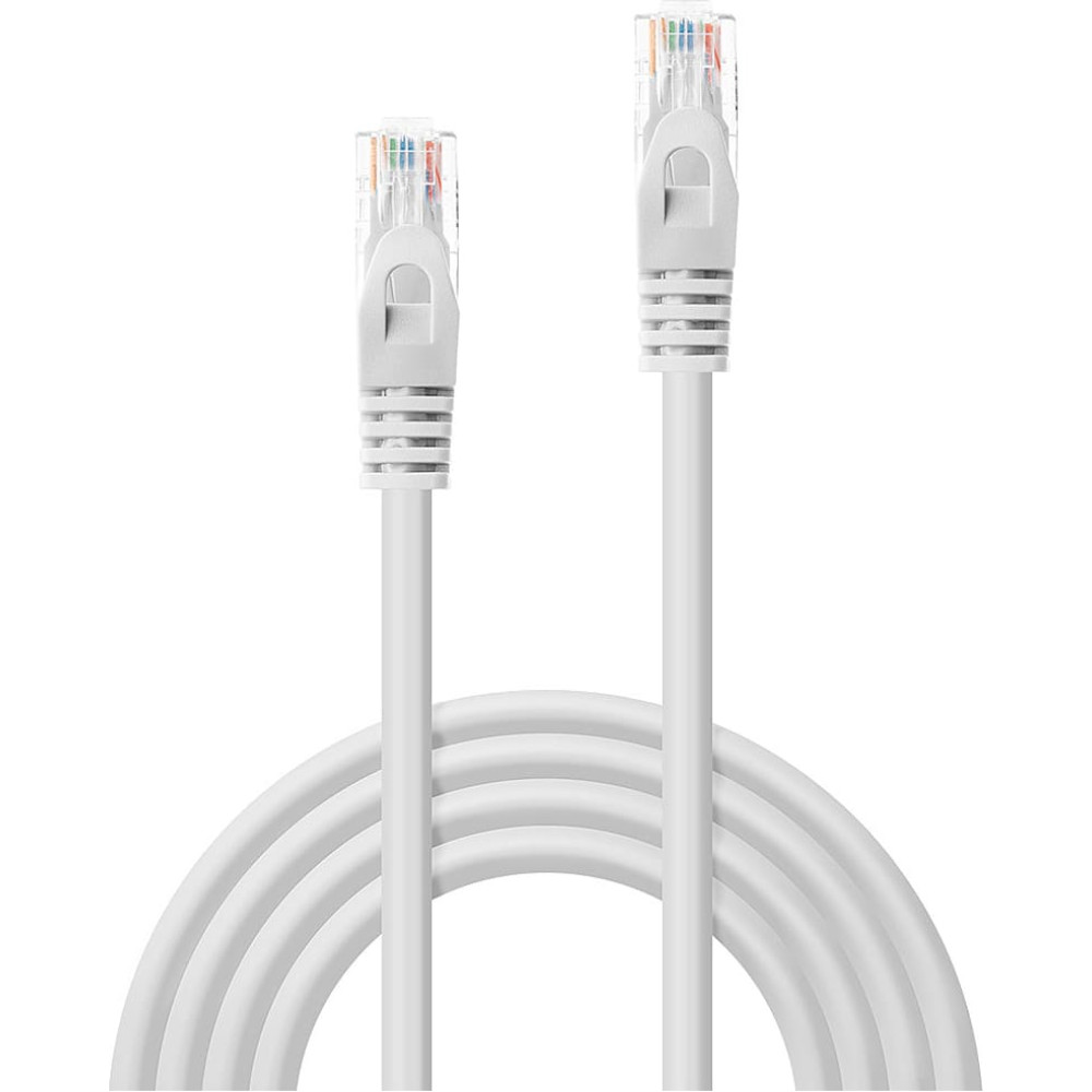 Lindy 3m Cat.6 U/UTP Network Cable, White