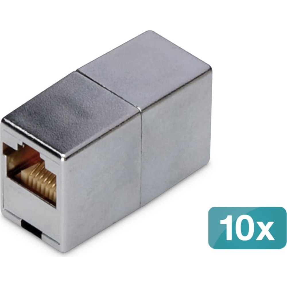 Digitus CAT 5e, Class D, RJ45 Modular Coupler - 10 pieces