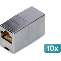 Digitus CAT 5e, Class D, RJ45 Modular Coupler - 10 pieces
