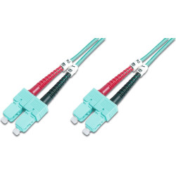 Digitus Fiber Optic Multimode Patch Cord, OM 3, SC / SC