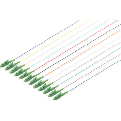 Digitus colored pigtails, LC/APC OS2 09/125 ?, Simplex