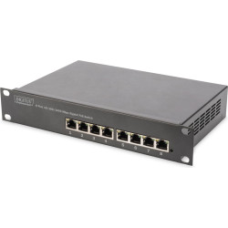 Digitus 8 Port Gigabit PoE Switch, 10 Inch, Unmanaged