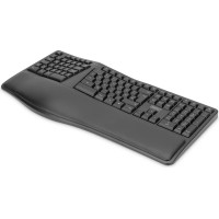 Digitus Ergonomic Keyboard, Wireless, 2.4 GHz