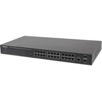 Intellinet 560559 tīkla pārslēgs Vadīts Gigabit Ethernet (10/100/1000) Power over Ethernet (PoE) Melns