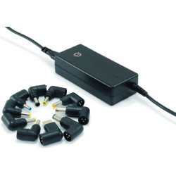 Conceptronic CNB65 strāvas adapteris & pārveidotājs Iekštelpas 65 W Melns