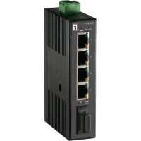 Level One LevelOne IES-0510 tīkla pārslēgs Nepārvaldīts Fast Ethernet (10/100) Melns