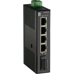 Level One LevelOne IES-0510 tīkla pārslēgs Nepārvaldīts Fast Ethernet (10/100) Melns