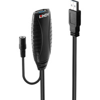 Lindy USB 3.0 Aktiv-Verlängerung Typ A/A M/F 10m