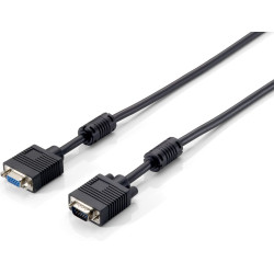 Equip 118801 VGA kabelis 3 m VGA (D-Sub) Melns