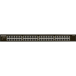 Netgear GS348 Nepārvaldīts Gigabit Ethernet (10/100/1000) 1U Melns